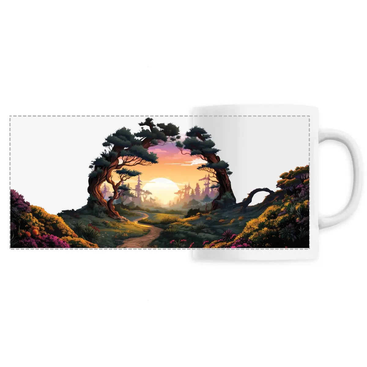 Mug design Le chemin du milieu