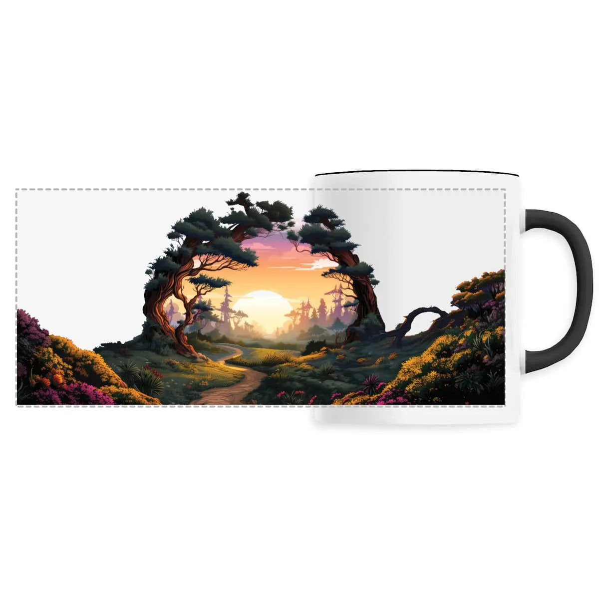 Mug design Le chemin du milieu