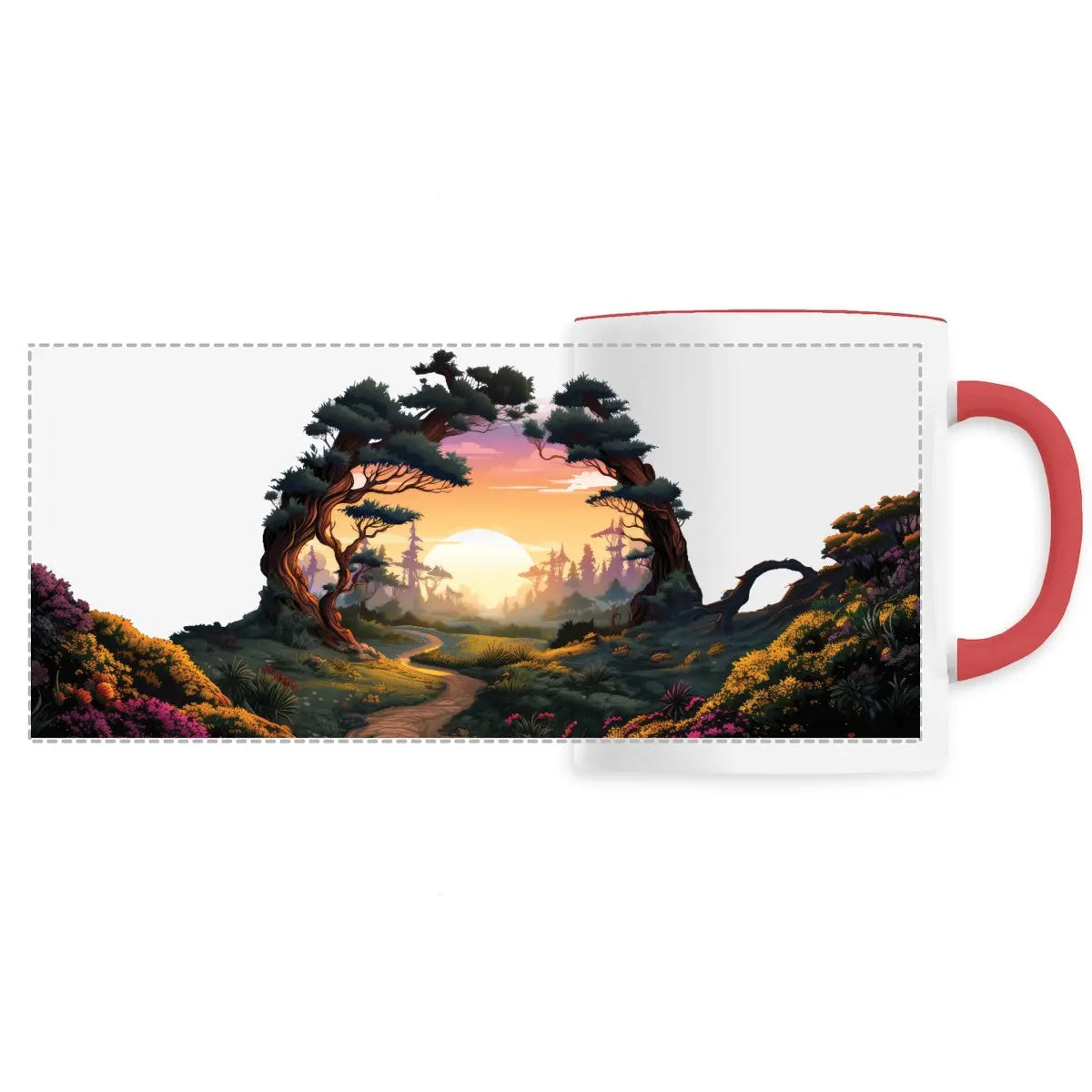 Mug design Le chemin du milieu