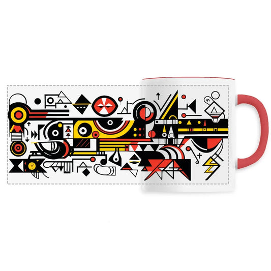 Mug design art contemporain abstrait - Cafétoile