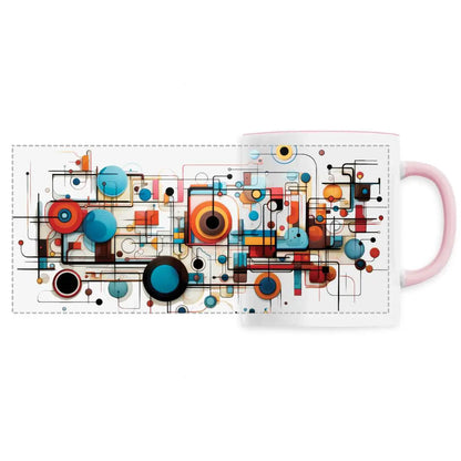 Mug design art contemporain géométrique - Cafétoile