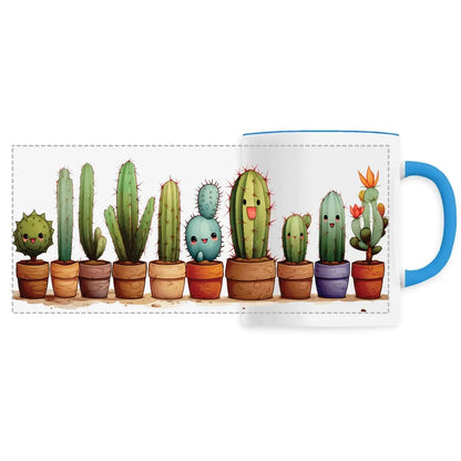 Mug design cactus en pot