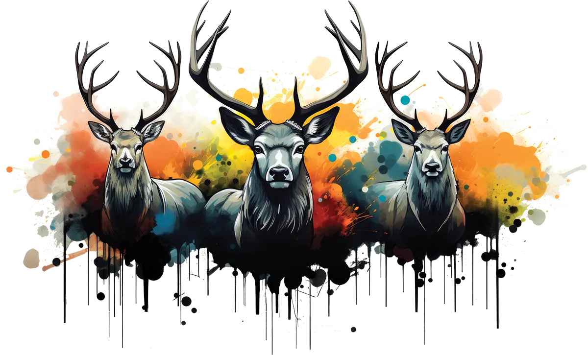 Mug design cerfs