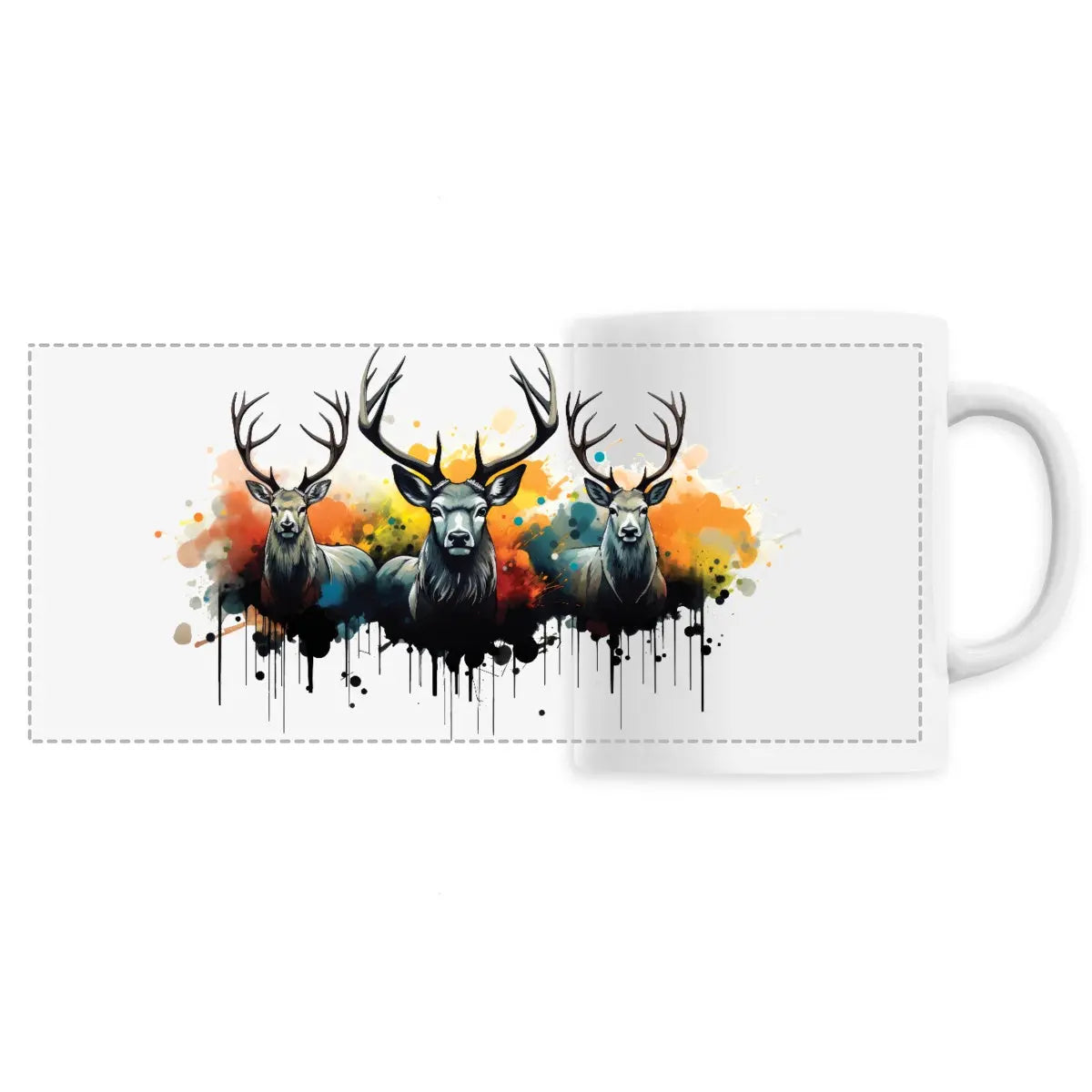 Mug design cerfs