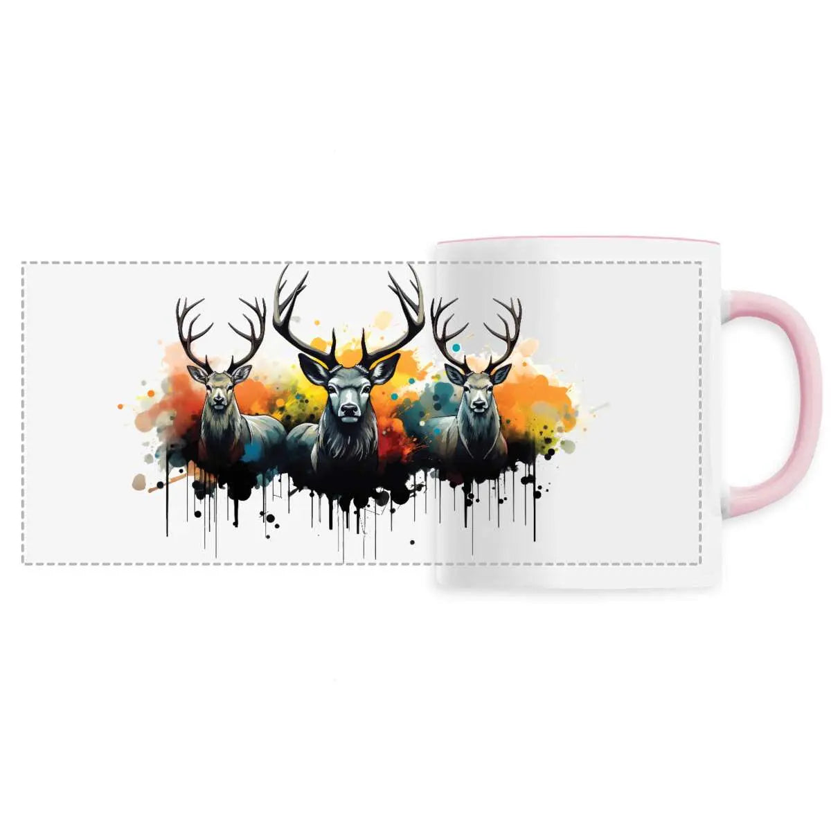 Mug design cerfs