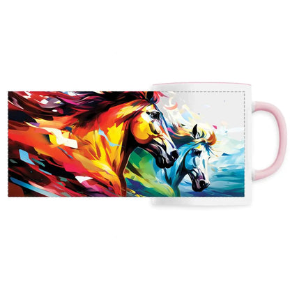 Mug design chevaux