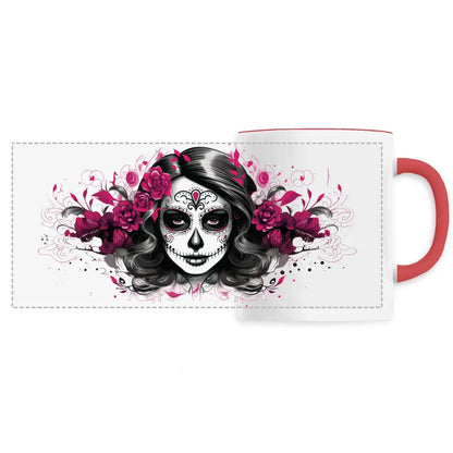 Mug design femme fête des morts - Cafétoile