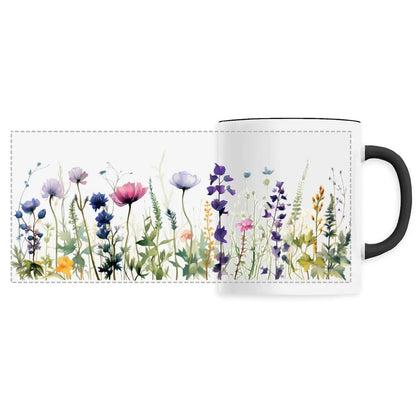 Mug design fleurs sauvages