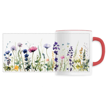 Mug design fleurs sauvages