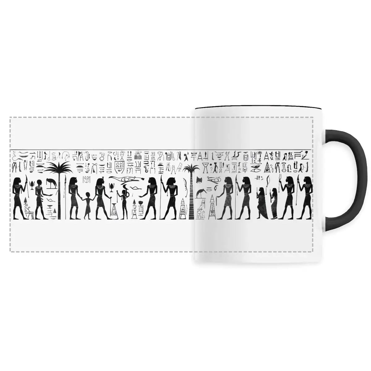 Mug design fresque Egyptienne - Cafétoile