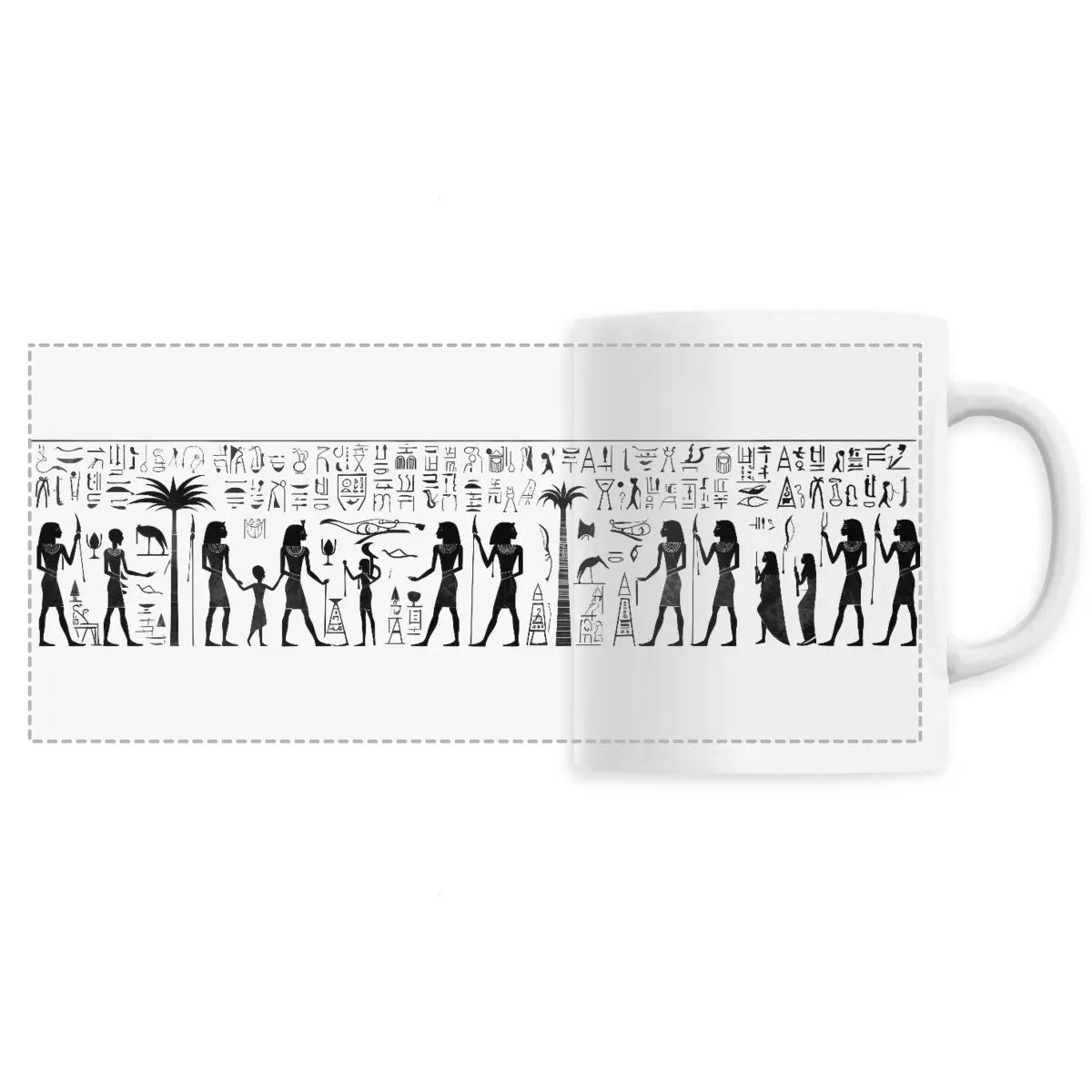 Mug design fresque Egyptienne - Cafétoile