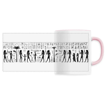 Mug design fresque Egyptienne - Cafétoile