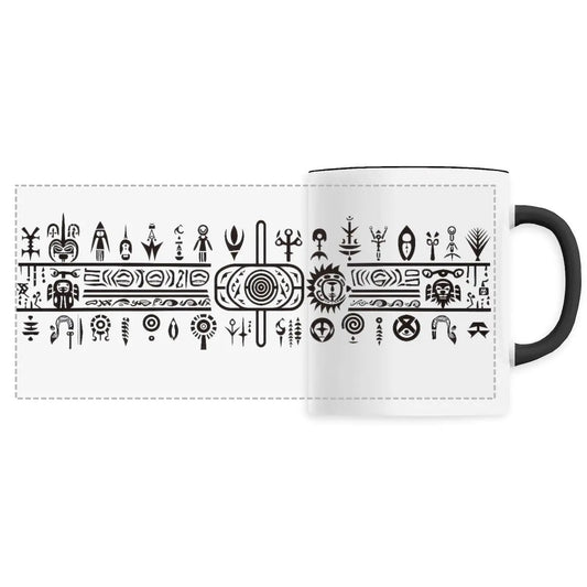 Mug design fresque tribale - Cafétoile