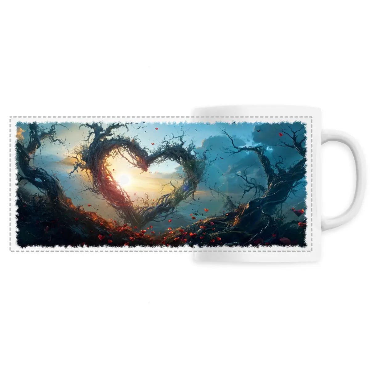 Mug design l'amour est le début de tout