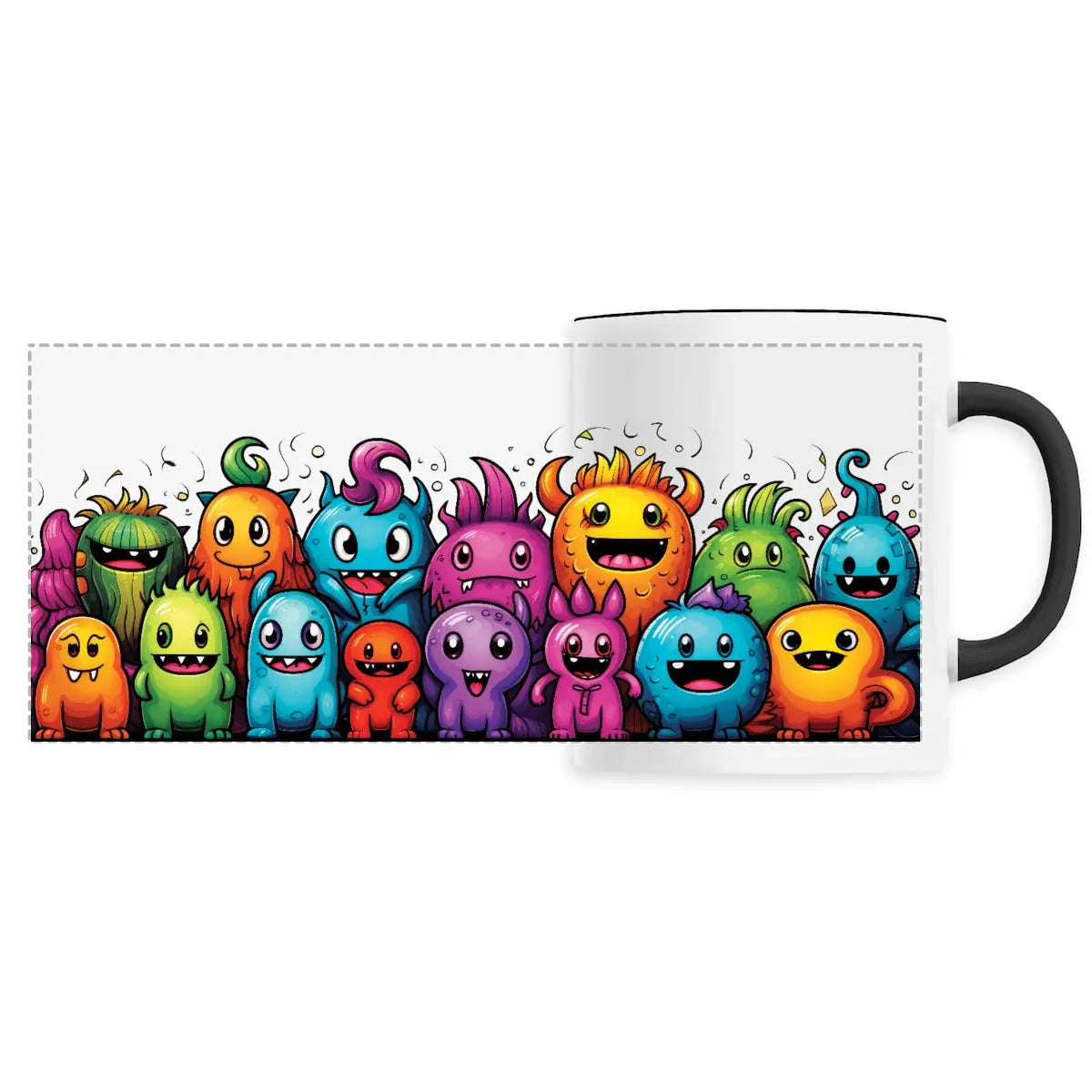 Mug design les ptits monstres - Cafétoile