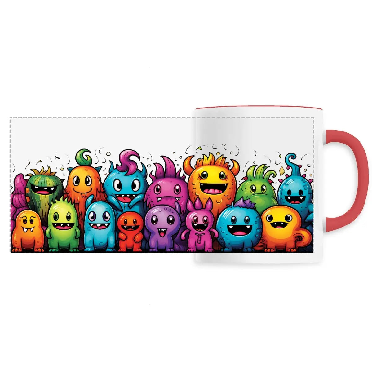 Mug design les ptits monstres - Cafétoile