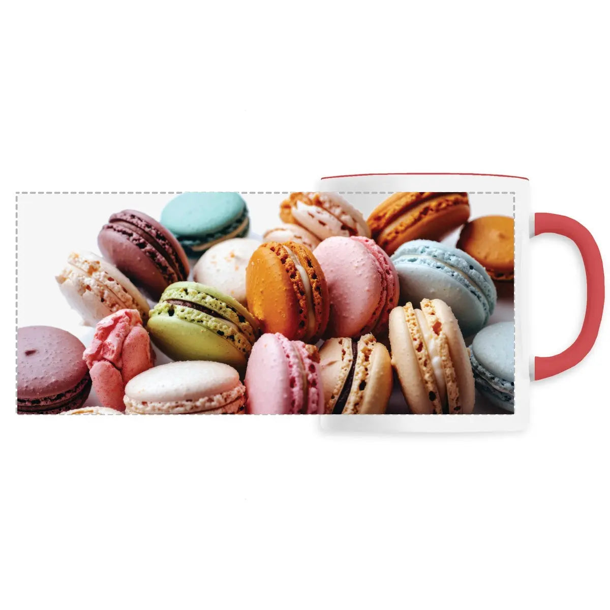 Mug design macarons