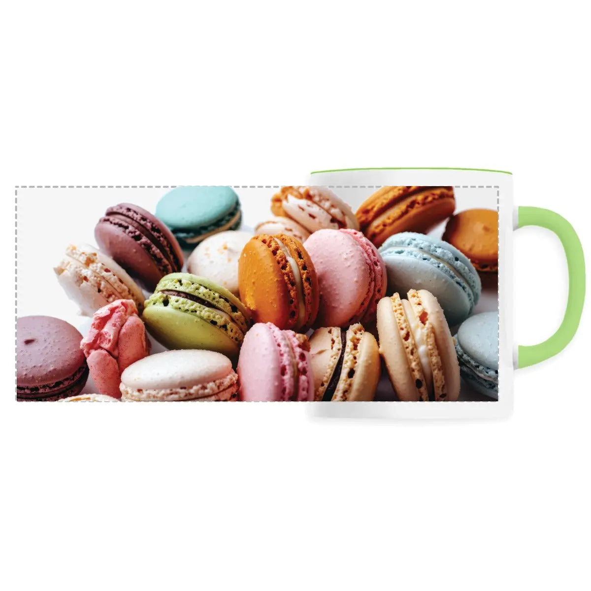 Mug design macarons