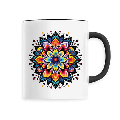 Mug design mandala multicolore