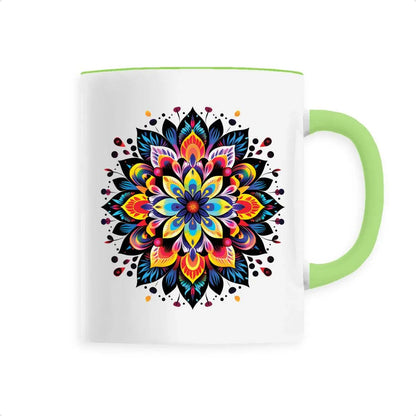 Mug design mandala multicolore