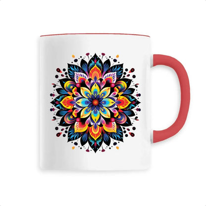 Mug design mandala multicolore