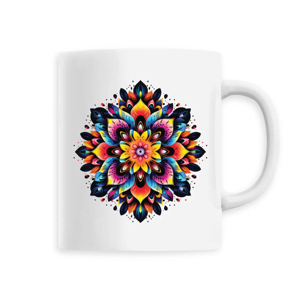 Mug design mandala multicolore