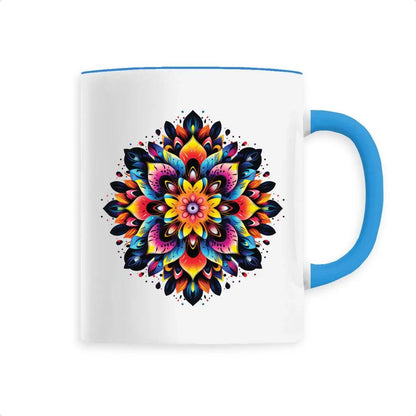 Mug design mandala multicolore