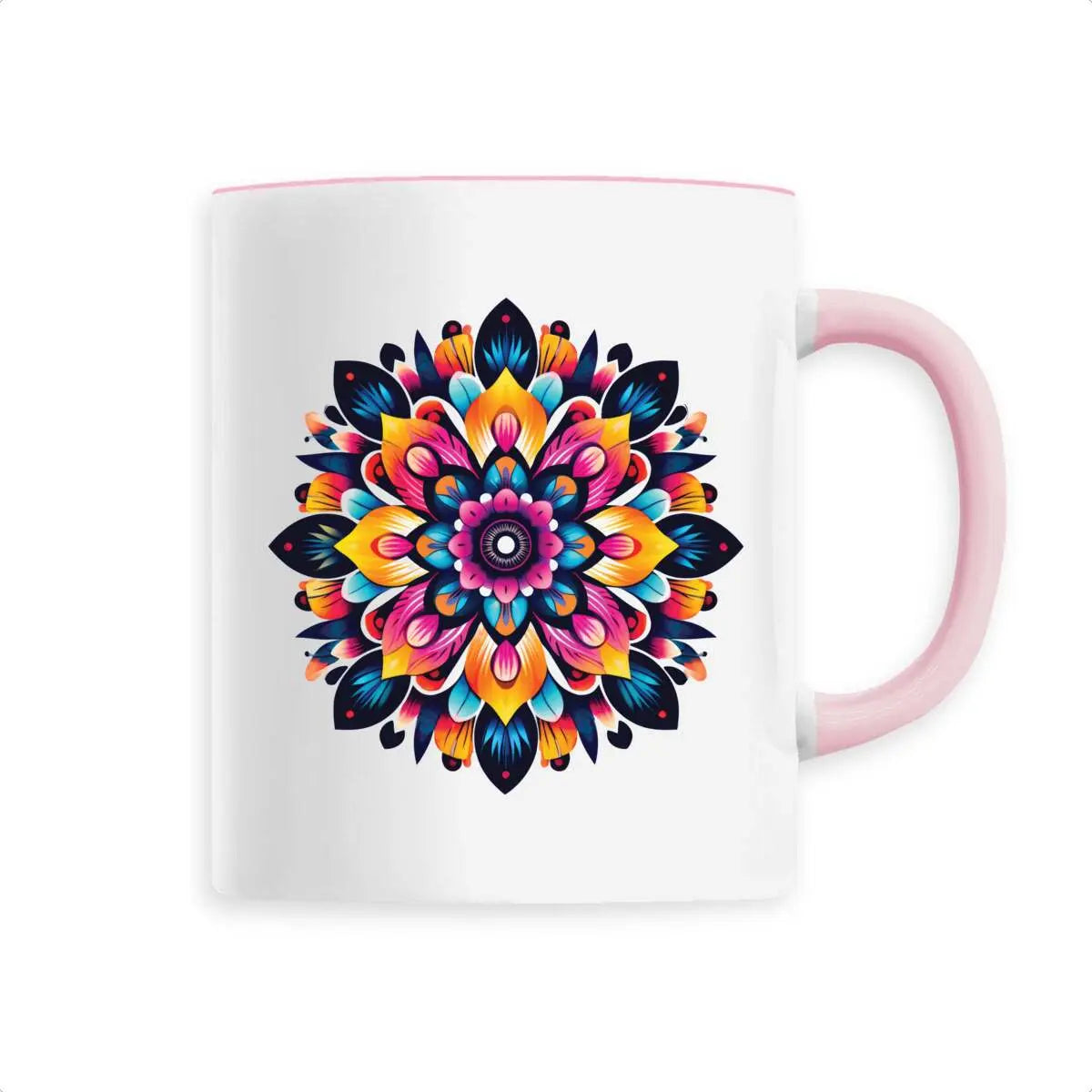 Mug design mandala multicolore