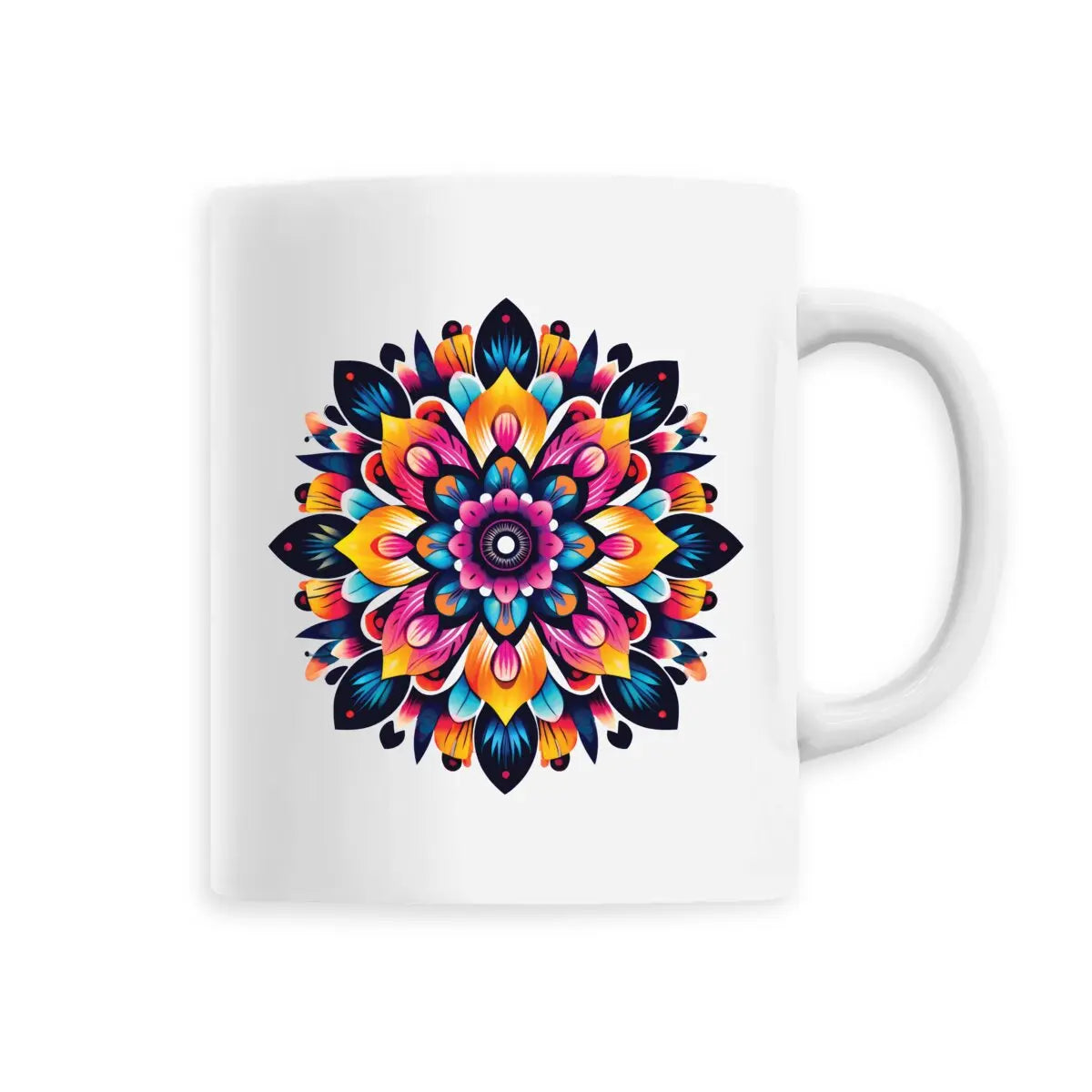 Mug design mandala multicolore