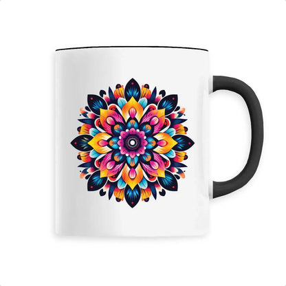 Mug design mandala multicolore