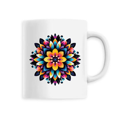 Mug design mandala multicolore