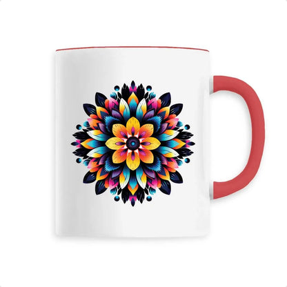 Mug design mandala multicolore