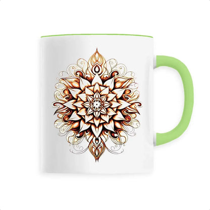 Mug design mandala orange