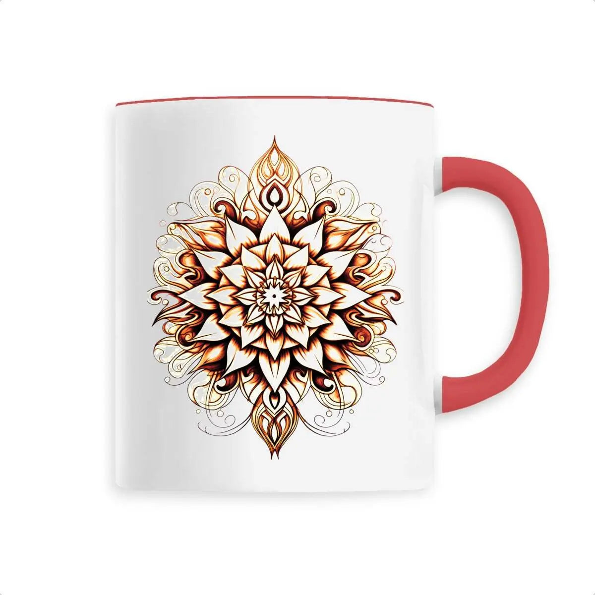 Mug design mandala orange