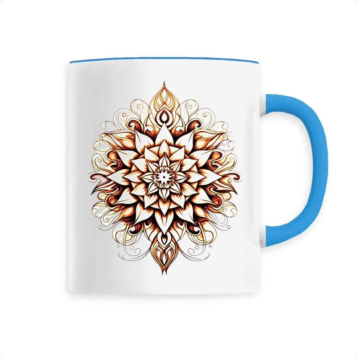 Mug design mandala orange