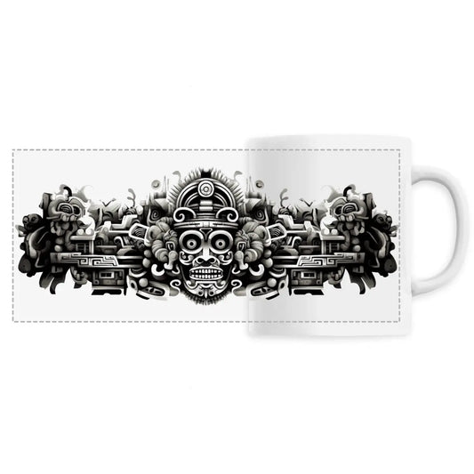 Mug design masque du prince Aztèque - Cafétoile