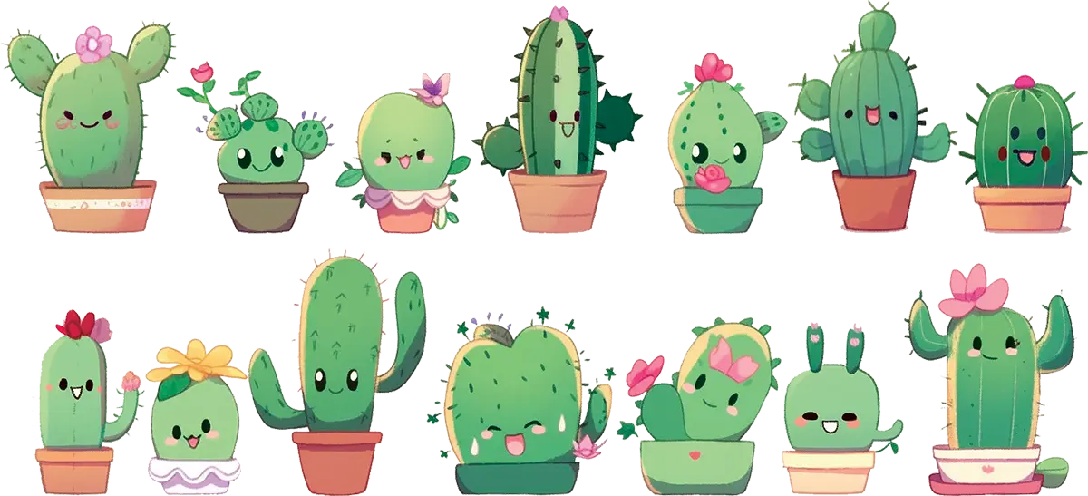 Mug design mignon cactus en pot