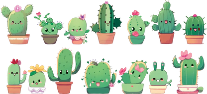 Mug design mignon cactus en pot