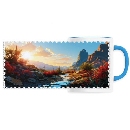 Mug design montagne désertique