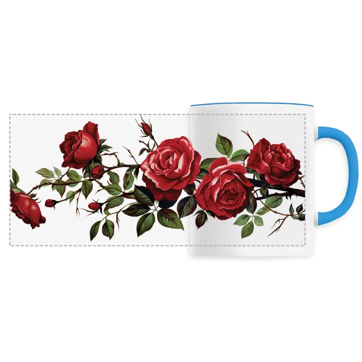 Mug design roses