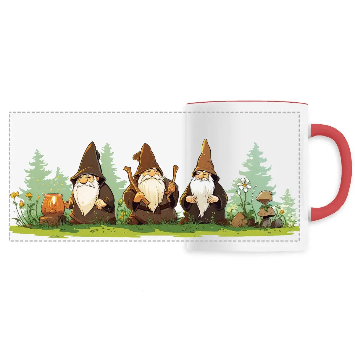 Mug design trois petits druides - Cafétoile