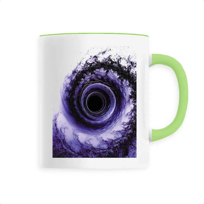 Mug design trou noir violet - Cafétoile