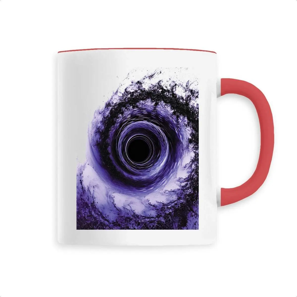 Mug design trou noir violet - Cafétoile