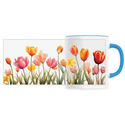 Mug design tulipes