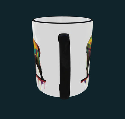 Vidéo d'un mug qui tourne sur lui même avec le design "Buffles"